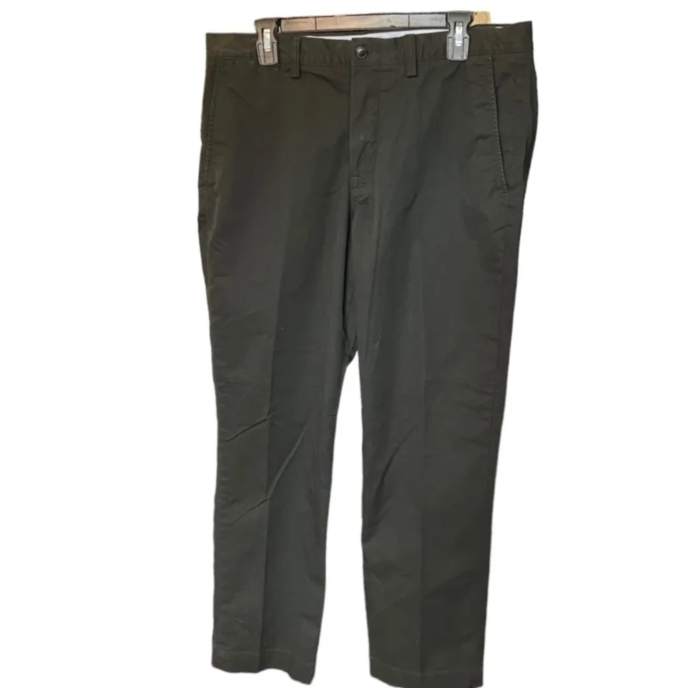POLO Ralph Lauren Stretch Straight Fit Classic Cotton Twill Pants Black 35x30”